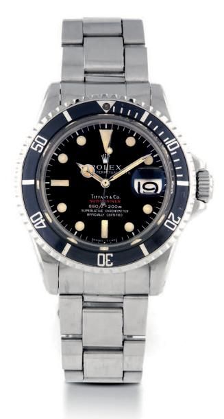 ROLEX * RED SUBMARINER, RETAILED BY TIFFANY, REF. 1680, STEEL.
Rolex, Oyster Perpetual...