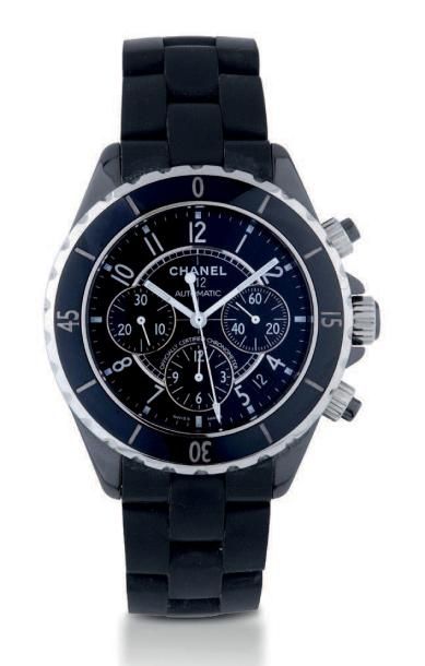 CHANEL J12 CHRONOGRAPH BLACK CERAMIC
Chanel "J12" case number: DS09725 Made circa...