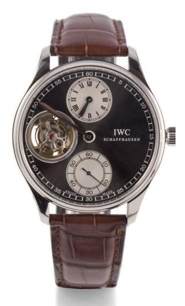 IWC PORTUGUESE TOURBILLON WHITE GOLD IWC
"Portuguese tourbillon", NO. 15/100, case...