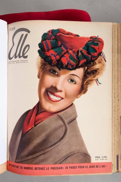 null Revue «Pour Elle»
Revue de mode qui paraîtra de 1940 à 1942. Tête de collection...