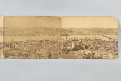 Guillaume BERGGREN (1835-1920) 
Panorama de Constantinople. Vue prise de la tour...