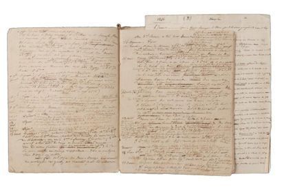 null Manuscrit du Journal des marches et des opérations de la colonne de cavalerie...