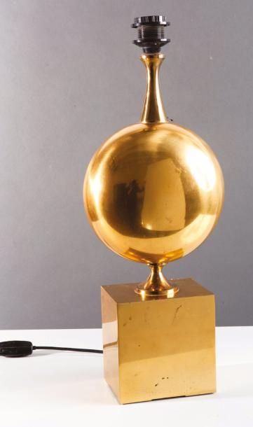 BARBIER éditeur Lampe de bureau en métal doré
Hauteur : 51 cm