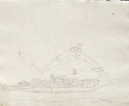 HORTENSE DE BEAUHARNAIS (1783-1837) 
Ensemble de douze dessins au crayon provenant...