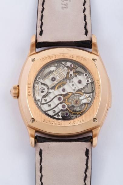 AUDEMARS PIGUET «HEURES SAUTANTES REPETITION MINUTES N° 21/25
Très rare et superbe...