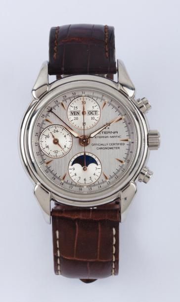 ETERNA «Collection 1948 – Chronographe - Phase de lune»
Chronographe bracelet en...