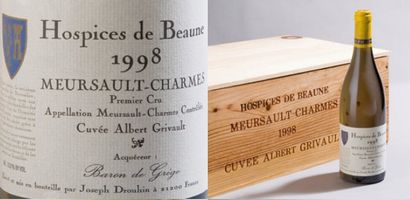MEURSAULT Albert-Grivault Hospices de Beaune 1998; 83 CAISSES DE 12 BOUTEILLES; LA...