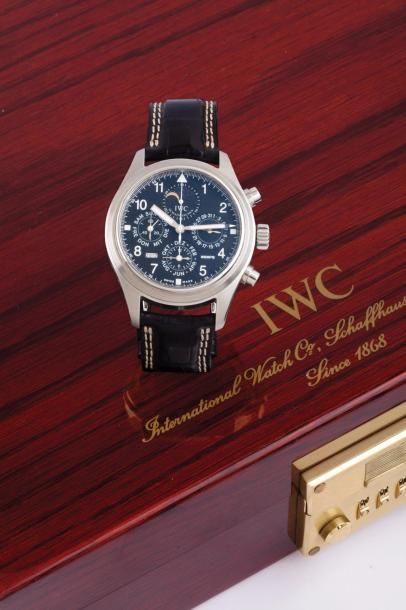 null IWC - PILOT QUANTIEME PERPETUEL - WEMPE LIMITED EDITION n°26/50 Belle montre...