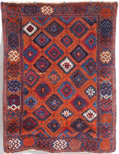 null Un tapis Yuruk, Anatolie, Empire Ottoman
A Yuruk carpet Décor de semis de motifs...