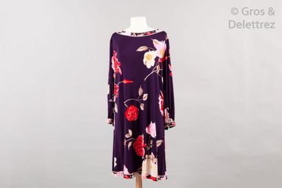 null LEONARD

Lot de deux robes en jersey de soie imprimée à motifs floral multicolore,...