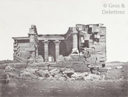 null Maxime Du Camp (1822-1894)

Nubie. 1850. 

Temple de Maharakkah. Pl. 96. 

Épreuve...