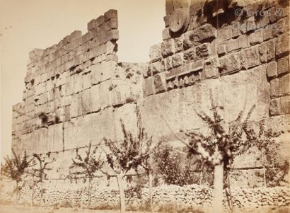 null Tancrède Dumas (1830-1905) 

Liban, c. 1870. 

Baalbek. Mur cyclopéen. 

Épreuve...