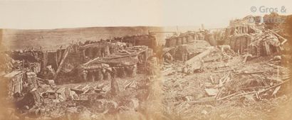 null James Robertson (1813-1888) 

Guerre de Crimée, 1855.

Intérieur d’une batterie...