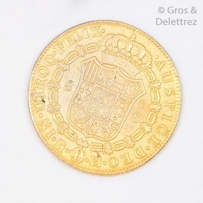 null Pièce en métal doré: Charles III d’Espagne, 1773.
P. 12g.