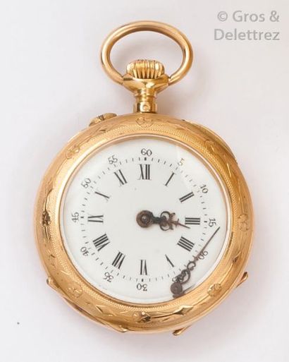 null Montre de col en or jaune. P. Brut?: 20,9g.