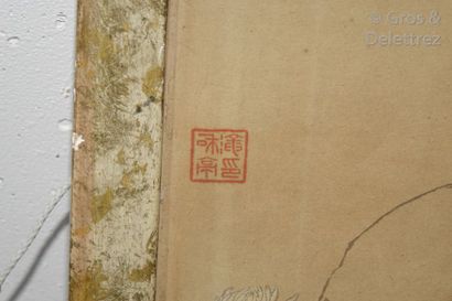 null Japon

Deux aquarelles sur papier, l’une représentant une mante religieuse parmi...
