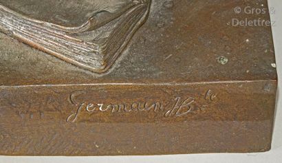 null Jean Baptiste GERMAIN (1841-1910)

Le forgeron

Statue en bronze à patine mordorée....