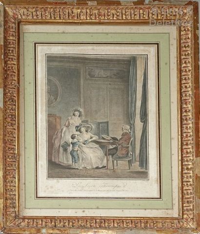 null Gérard VIDAL (1742-1801) d'après LAVREINCE

La leçon interrompue

Le déjeuner...
