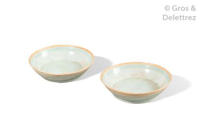 null Chine, période Song-Yuan

Paire d'assiettes en porcelaine de type Qingbai.

Diam....