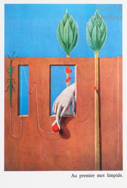 Max Ernst. Peintures pour Paul Eluard. 

Denoel, 1969, cartonnage éditeur + carte...