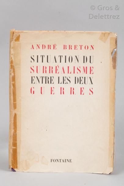 André BRETON. Situation du surréalisme entre les deux guerres. 

Paris, Fontaine,...