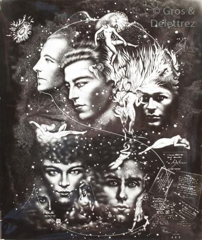 Man Ray (Emmanuel Radnitsky, dit) (1890-1976) La constellation surréaliste de Valentine...