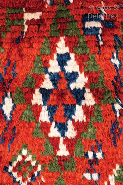 null Un rare tapis Aït Ouaouzguite en laine, Haut Atlas, Maroc Bien que cet exemplaire...