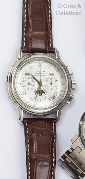 ZENITH «Chronomaster El Primero triple date phase de lune - ref: 01.0240.410 vers...