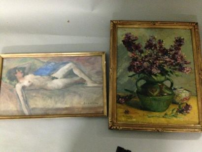 null M.Markey

Nature morte au vase de fleurs.

Huile sur toile signée en bas à droite...