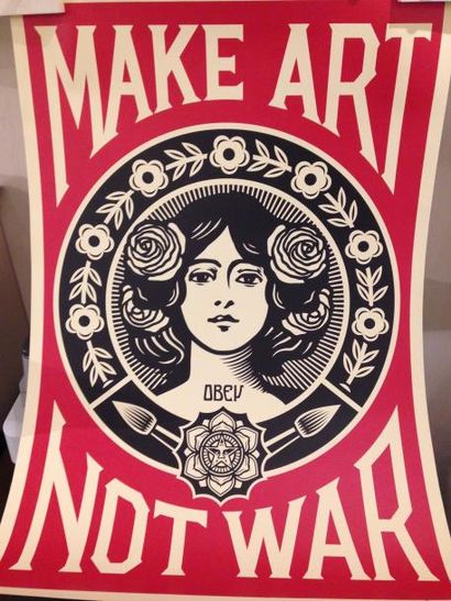 null Shepard Fairey

"Make Art. Not War"

Litopgraphie