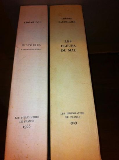 Editions des Bibliolatres. 2 volumes - Baudelaire....