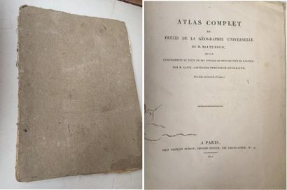 null MALTE-BRUN. Atlas complet du précis de la Géographie universelle. Buisson, 1812....