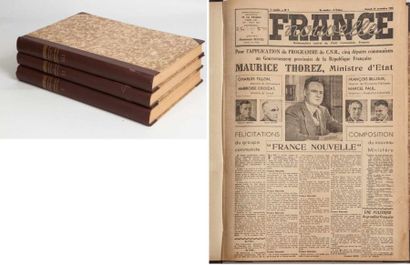  [PRESSE]. Journal hebdomadaire "La France Nouvelle", du n°1 du 24 novembre 1945...