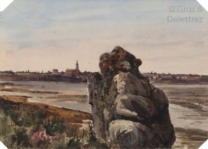 null Léon TREMISOT (1808-1893) Peintre de marine, il fut l’élève de Théodore Gudin....