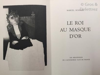  AIRAM] Marcel SCHWOB. 
Le Roi au masque d’or. 
Paris, Automobile Club, 1992, in-4...