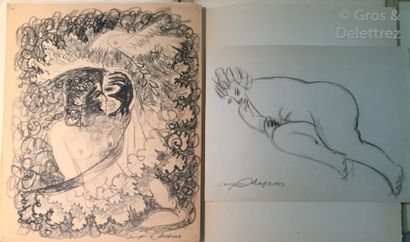 null CHAPIRO] Frank ELGAR.

12 lithographies originales de Jacques CHAPIRO.

Paris,...