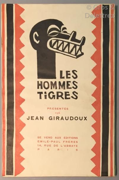 null Jean GIRAUDOUX.

Les hommes tigres.

Paris, Emile-Paul, 1926, in-12 broché,...