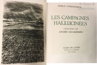 null JACQUEMIN] Emile VERHAEREN.

Les Campagnes Hallucinées.

Paris, Club du Livre,...