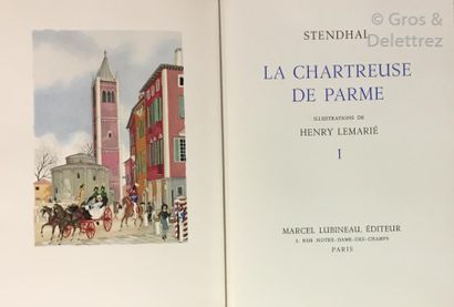 null LEMARIÉ] Henri Beyle, dit STENDHAL.

La Chartreuse de Parme. 

Paris, Lubineau,...