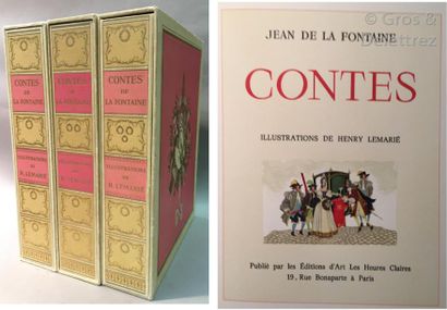 null LEMARIE] Jean de LA FONTAINE.

Contes.

Paris, Les Heures Claires, 1970, 3 volumes...