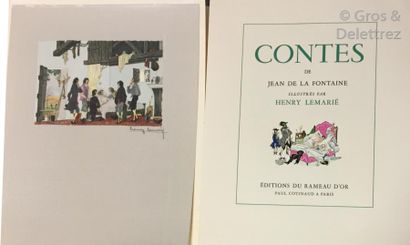 null LEMARIÉ] Jean de LA FONTAINE.

Contes.

Paris, Rameau d’Or, 1955-1956, 2 volumes...