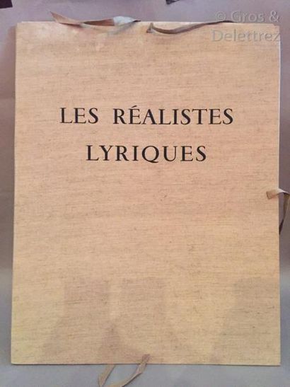 null René HUYGHE. 

Les réalistes lyriques.

Paris, Collection Pierre Lévy, Mourlot,...