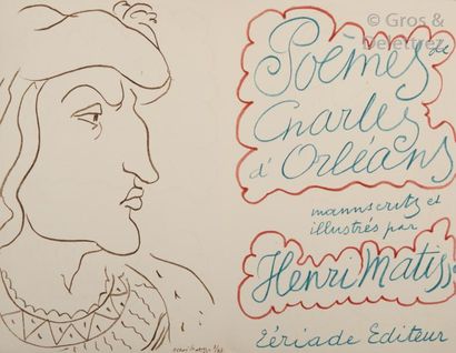 null Henri MATISSE.

Poèmes de Charles d’Orléans.

Paris, Tériade, 1950, in folio...