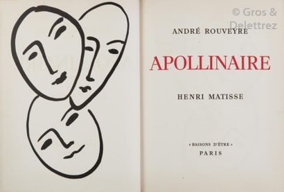 null MATISSE] André ROUVEYRE.

Apollinaire.

Edit. «Raison d’Etre», 1952, in-4 relié...