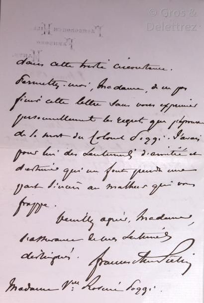 null Jean-Baptiste Franceschini-Pietri (1834-1915) Homme de confiance de Napoléon...