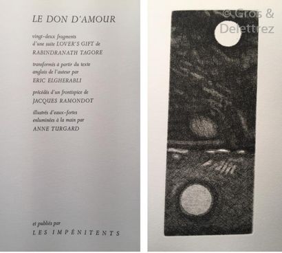 null TURGARD] Rabindranah TAGORE.

Le Don d’Amour.

Les Impénitents, 1975, in.4 en...