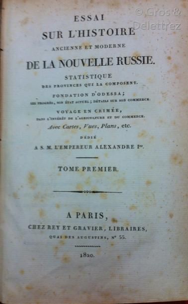  Baron Louis Gabriel de CASTELNAU d’AUROS (1789-1826). 
Essai sur l’histoire ancienne...