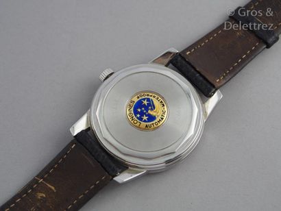 null LONGINES - Conquest vers 2000 Montre bracelet acier. Boîtier rond, fond vissé....