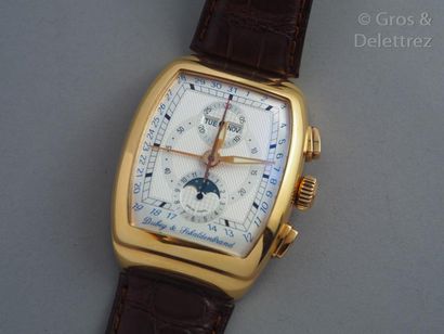 null DUBEY & SCHALDENBRAND - GRAN’ CHRONO ASTRO Chronographe bracelet en or jaune...