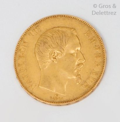 null Pièce de 50 Francs Français en or. (1855)
